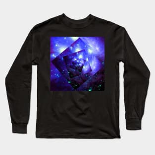 Purple Nebula Long Sleeve T-Shirt